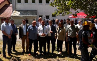 Polaganje kamena temeljca za novu školsku dvoranu