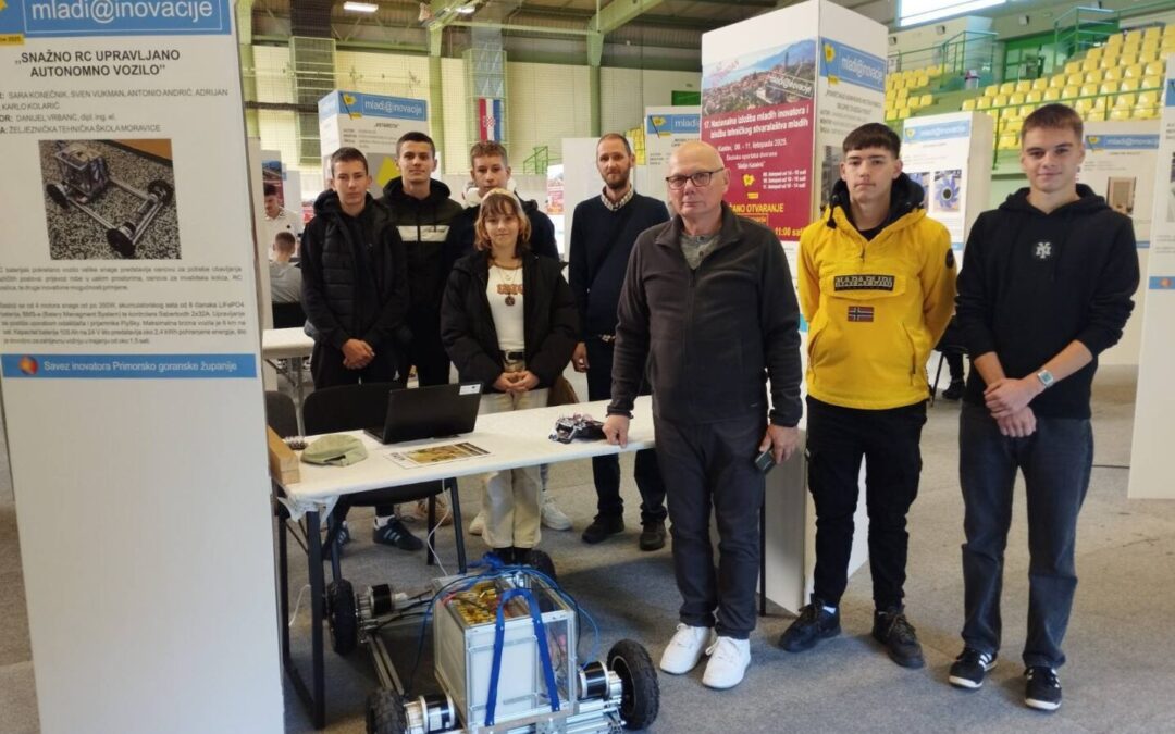 Zlato za Željezničku tehničku školu Moravice na Nacionalnoj izložbi mladih inovatora