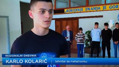 Televizijski prilog o našem pobjedničkom timu